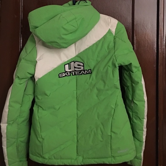 Spyder Jackets & Coats Us Ski Team Spyder Lime Green Ski Jacket